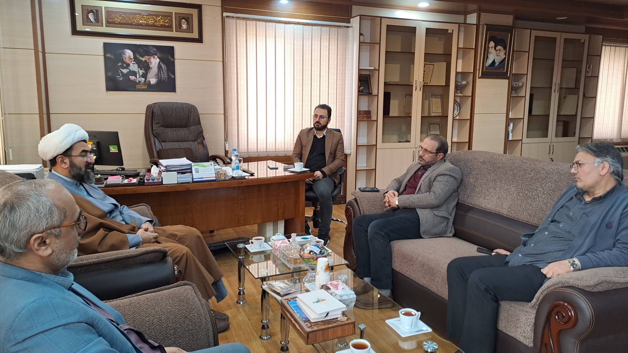 نشست تعاملی مدیرکل شبکه اترک با مدیرکل سازمان تبلیغات اسلامی