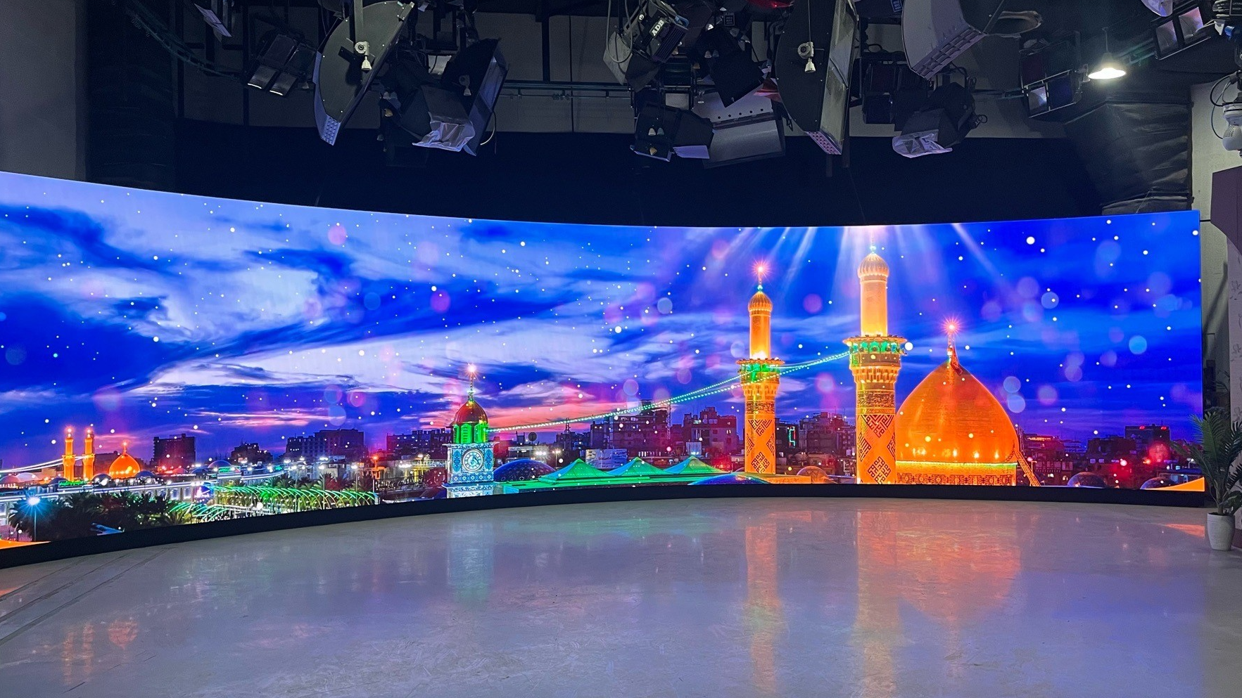 راه‌اندازی ویدئووال 4K در استودیوی تولید صداوسیمای کرمان