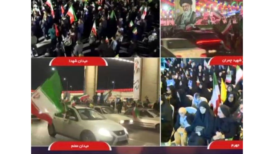 از شیراز تا روستاهای فارس؛ تداوم انعکاس حضور پرشور شبانه مردم در قاب شبکه فارس
