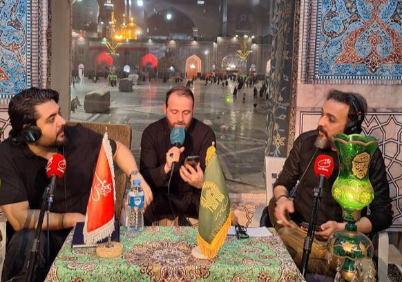 رادیو جوان با حضور در حرم امام رضا(ع) با «مرد میدان»