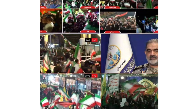 نمایش همبستگی مردمی در پوشش گسترده رسانه‌ای صداوسیمای فارس