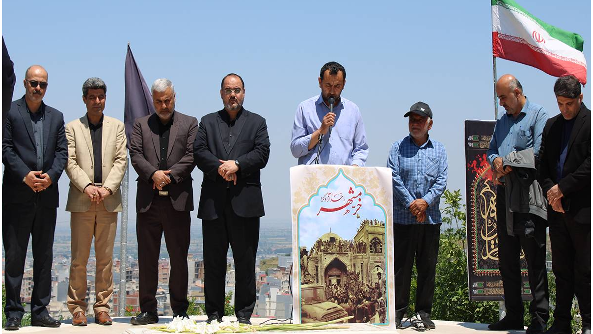 برگزاری مراسم سالروز شهادت امام محمدباقر(ع) و سالروز حماسه فتح خرمشهر در جوار مزار پاک و مطهر شهید گمنام