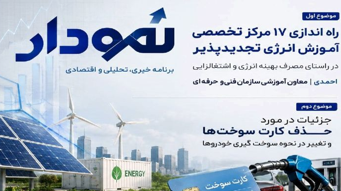 از آموزش تخصصی انرژی‌های تجدیدپذیر تا حذف کارت سوخت در «نمودار»