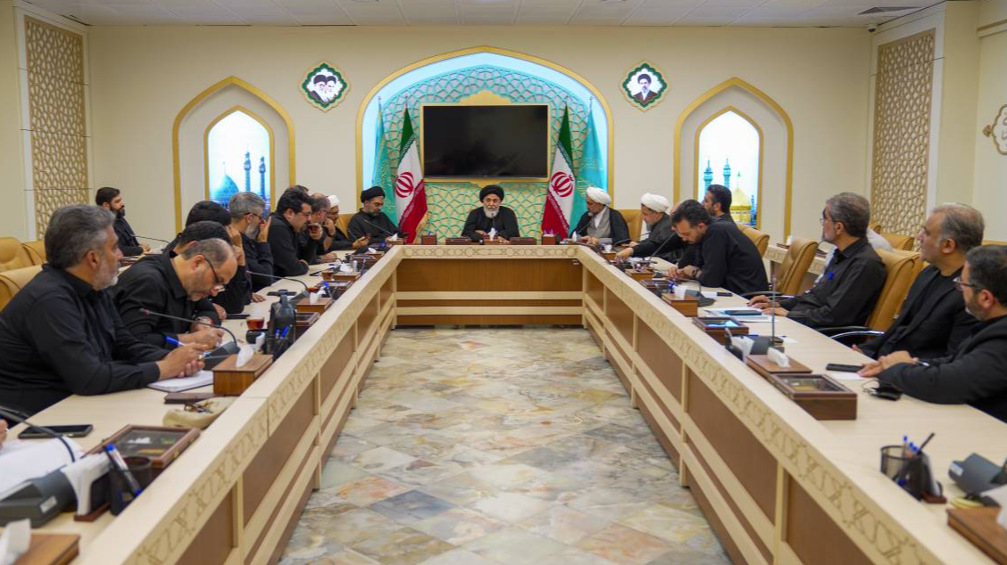 نشست کمیته فضای مجازی و رسانه مراسم تشییع رهبر شهید در قم