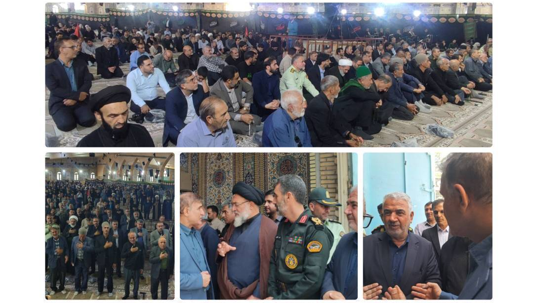 ادای احترام مدیرکل و کارکنان شبکه دنا به مقام آقای شهید ایران اسلامی