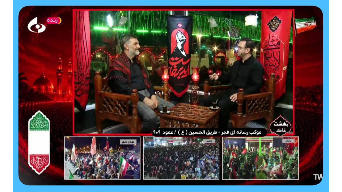 همراهی «خاک بهشت» سیمای سمنان با زائران اربعین