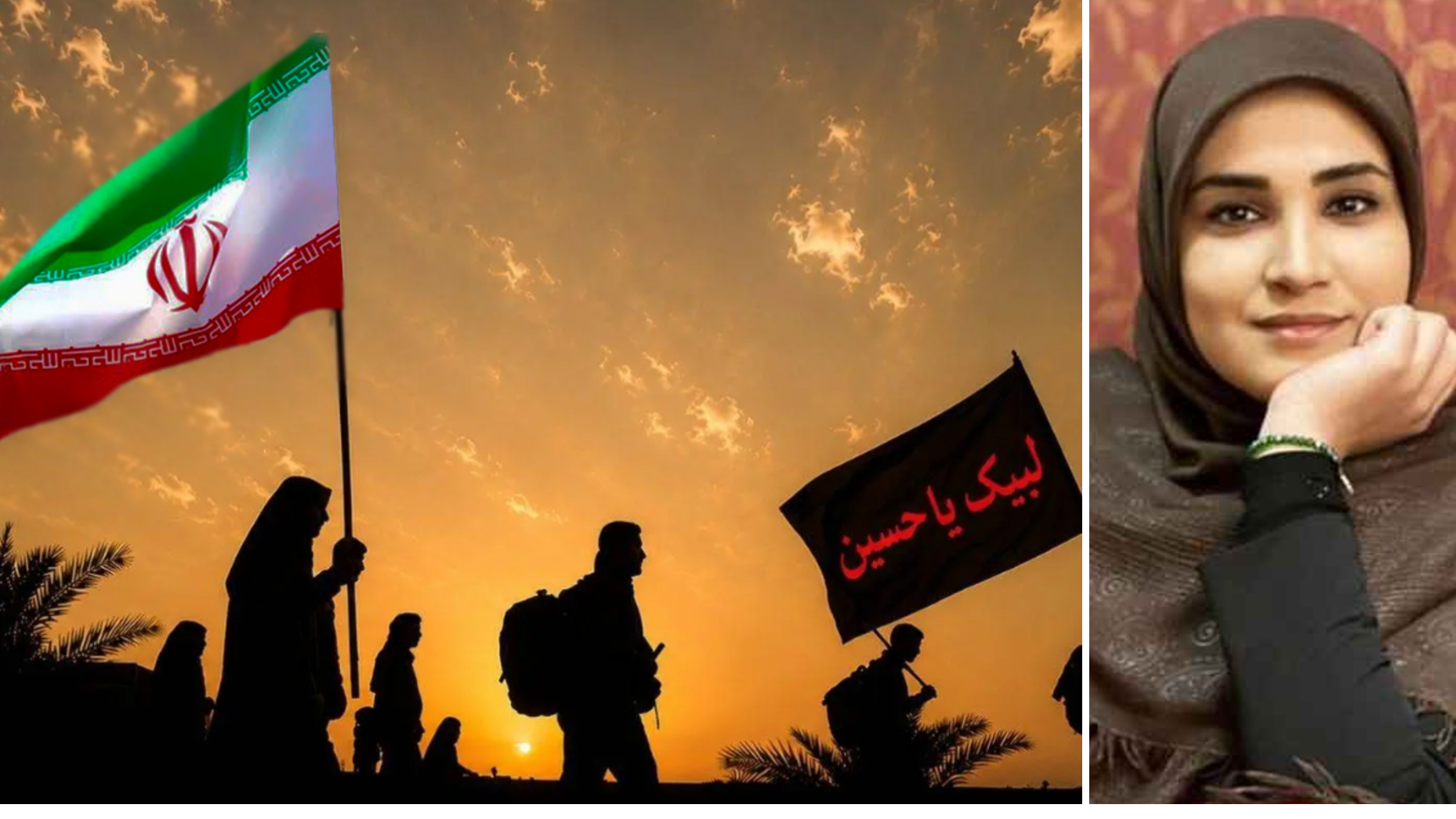 اهتزاز پرچم ایران در مسیر اربعین؛ پررنگ‌تر از همیشه
