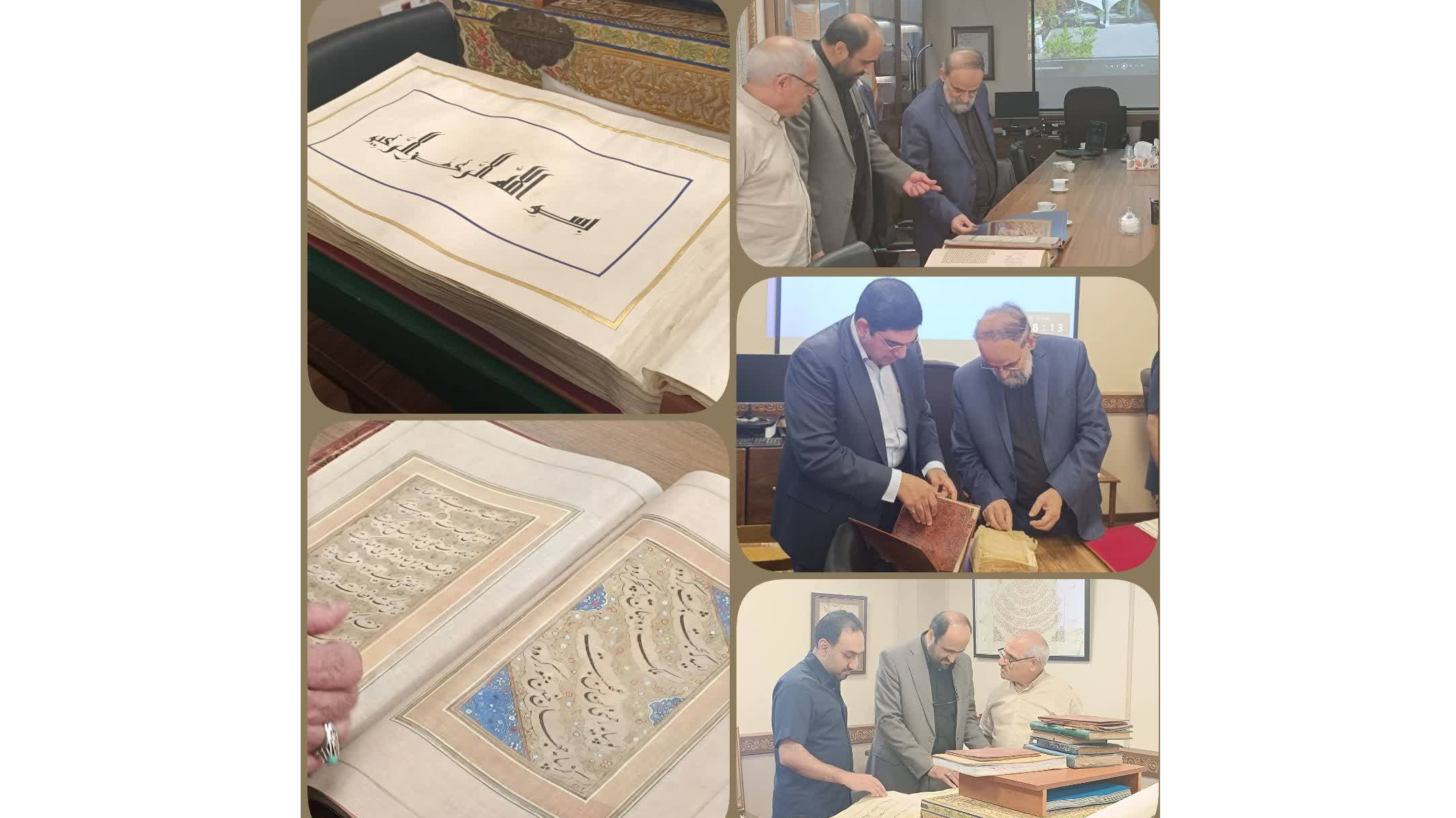 دیدار مدیرکل صداوسیمای مرکزی با رئیس مؤسسه میکروفیلم نور دهلی